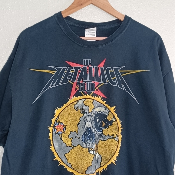 Vintage Metallica Club Infecting The Planet 1993-2008 Rock Metal Sz XL T-Shirt - Picture 3 of 13